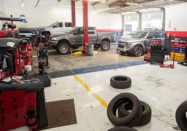 auto service garage at Cali Streets Tires